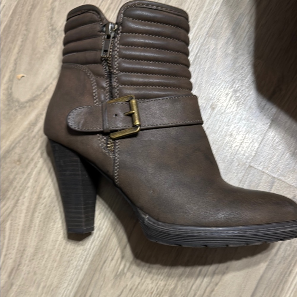 Brown Quilted
